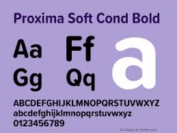 Example font Proxima Soft Cond #1